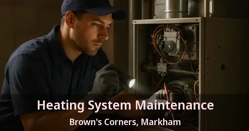Heating System Maintenance Brown's Corners, Markham - ON