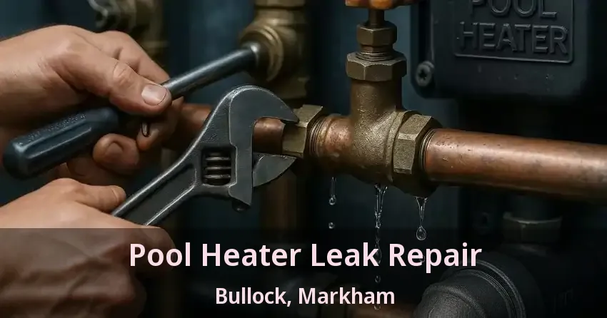 Pool Heater Leak Repair Bullock, Markham - ON