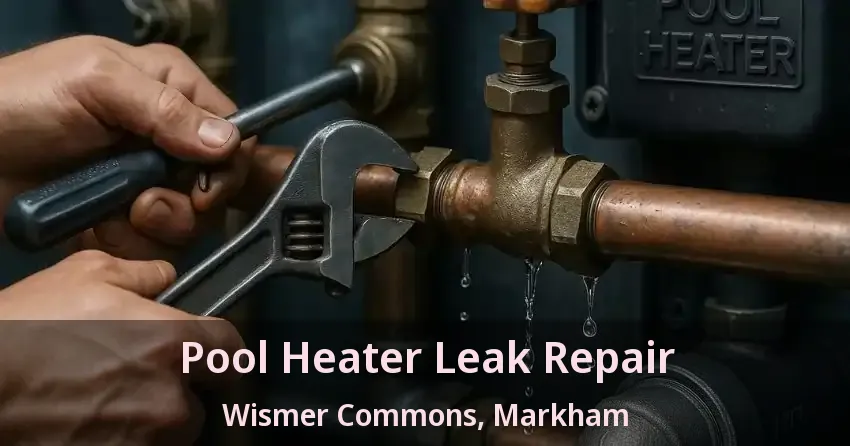 Pool Heater Leak Repair Wismer Commons, Markham - ON
